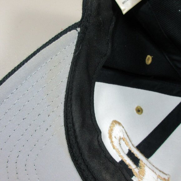 Vintage Logo Athletic mens black Wool Blend Purdue Boilermakers snapback hat - Picture 5 of 7